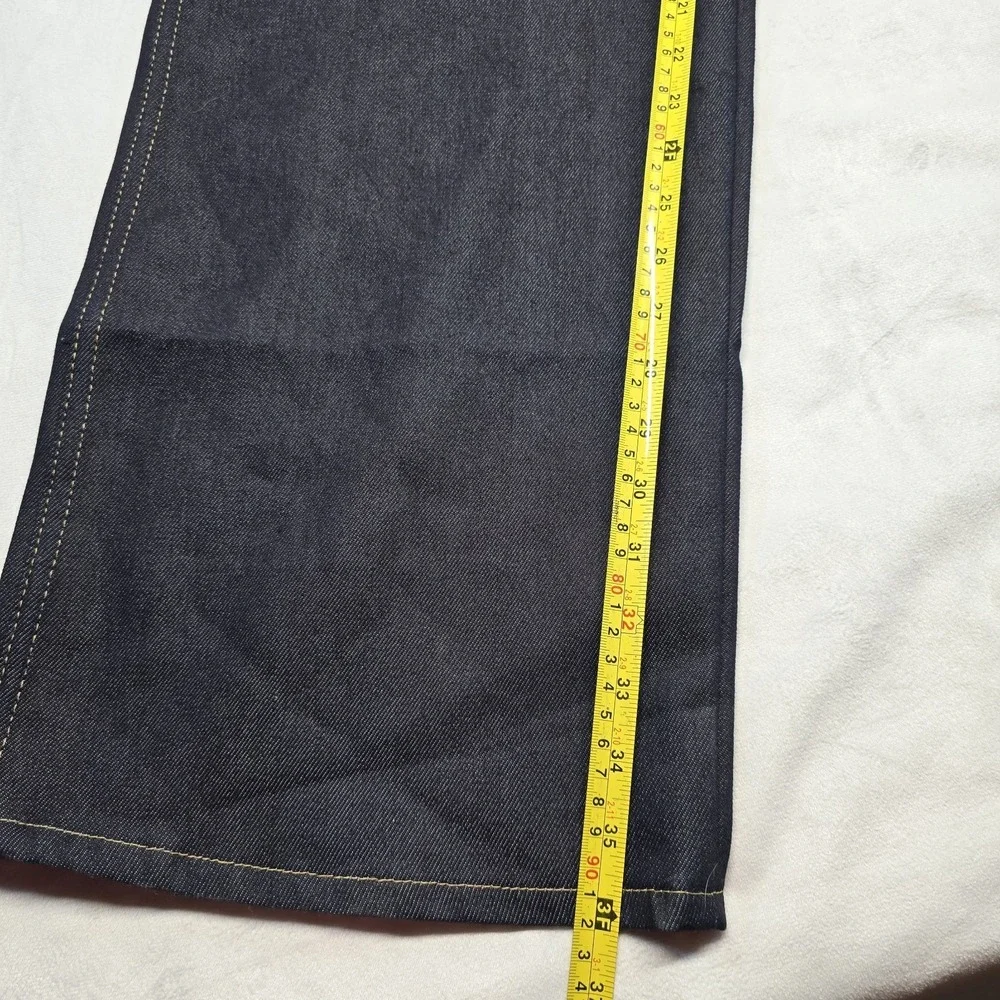 Wrangler Rugged Wear Stretch Jeans Men 54x34 Dark‎ Blue